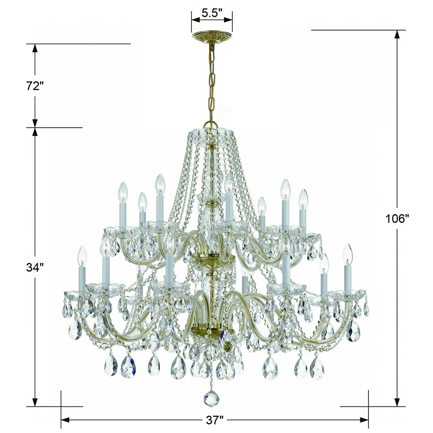 CRYSTORAMA, TRADITIONAL CRYSTAL CHANDELIER, CHANDELIER LIGHT