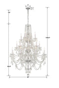 CRYSTORAMA, TRADITIONAL CRYSTAL CHANDELIER, CHANDELIER LIGHT