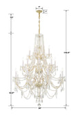 CRYSTORAMA, TRADITIONAL CRYSTAL CHANDELIER, CHANDELIER LIGHT