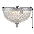 CRYSTORAMA, CRYSTORAMA CRYSTAL FLUSH MOUNT, FLUSH MOUNT CEILING LIGHTS