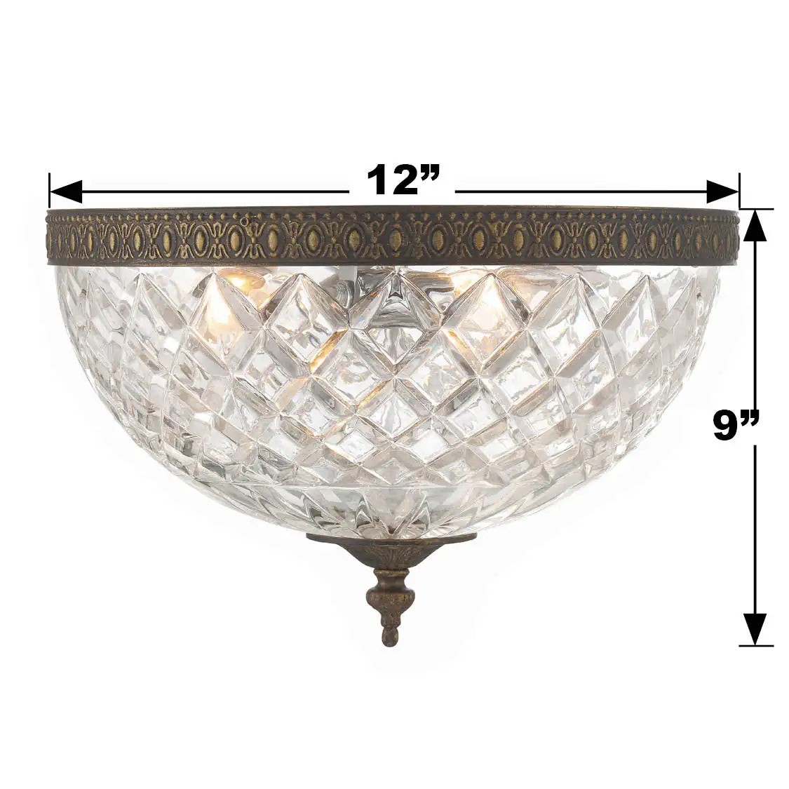 CRYSTORAMA, CRYSTORAMA CRYSTAL FLUSH MOUNT, FLUSH MOUNT CEILING LIGHTS