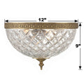CRYSTORAMA, CRYSTORAMA CRYSTAL FLUSH MOUNT, FLUSH MOUNT CEILING LIGHTS