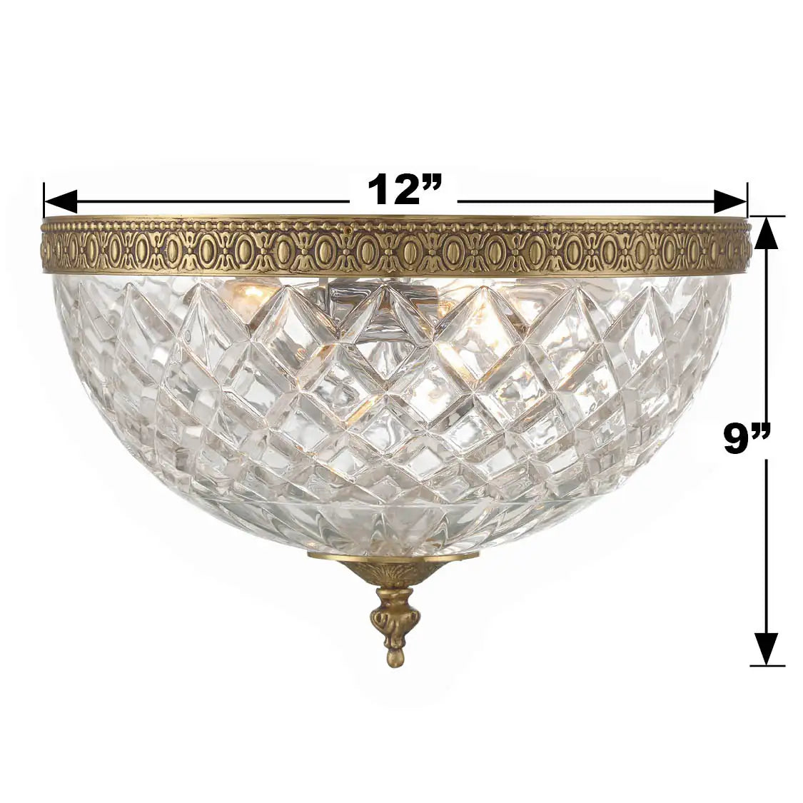 CRYSTORAMA, CRYSTORAMA CRYSTAL FLUSH MOUNT, FLUSH MOUNT CEILING LIGHTS