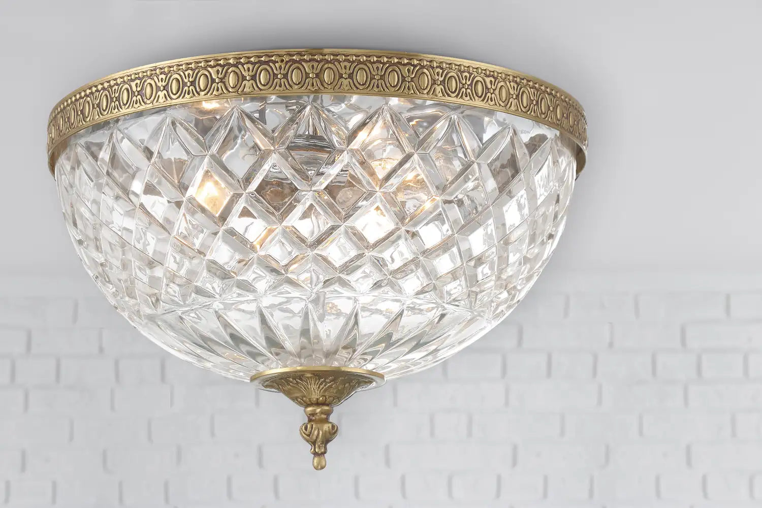 CRYSTORAMA, CRYSTORAMA CRYSTAL FLUSH MOUNT, FLUSH MOUNT CEILING LIGHTS