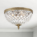 CRYSTORAMA, CRYSTORAMA CRYSTAL FLUSH MOUNT, FLUSH MOUNT CEILING LIGHTS