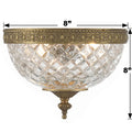 CRYSTORAMA, CRYSTORAMA CRYSTAL FLUSH MOUNT, FLUSH MOUNT CEILING LIGHTS