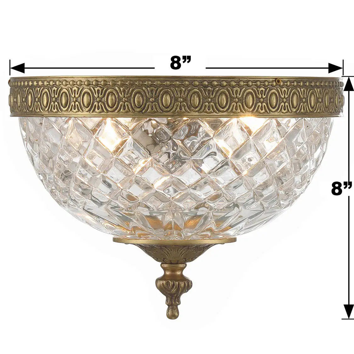CRYSTORAMA, CRYSTORAMA CRYSTAL FLUSH MOUNT, FLUSH MOUNT CEILING LIGHTS