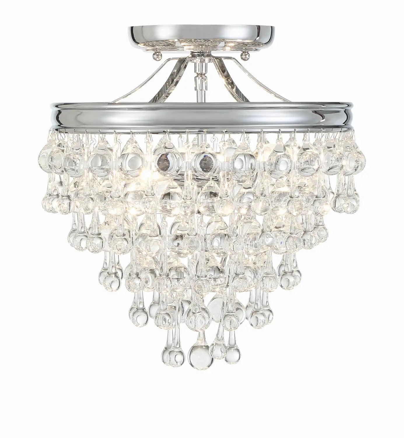 CRYSTORAMA, CALYPSO SEMI FLUSH MOUNT, FLUSH MOUNT CEILING LIGHTS