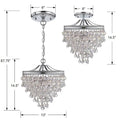 CRYSTORAMA, CALYPSO SEMI FLUSH MOUNT, FLUSH MOUNT CEILING LIGHTS
