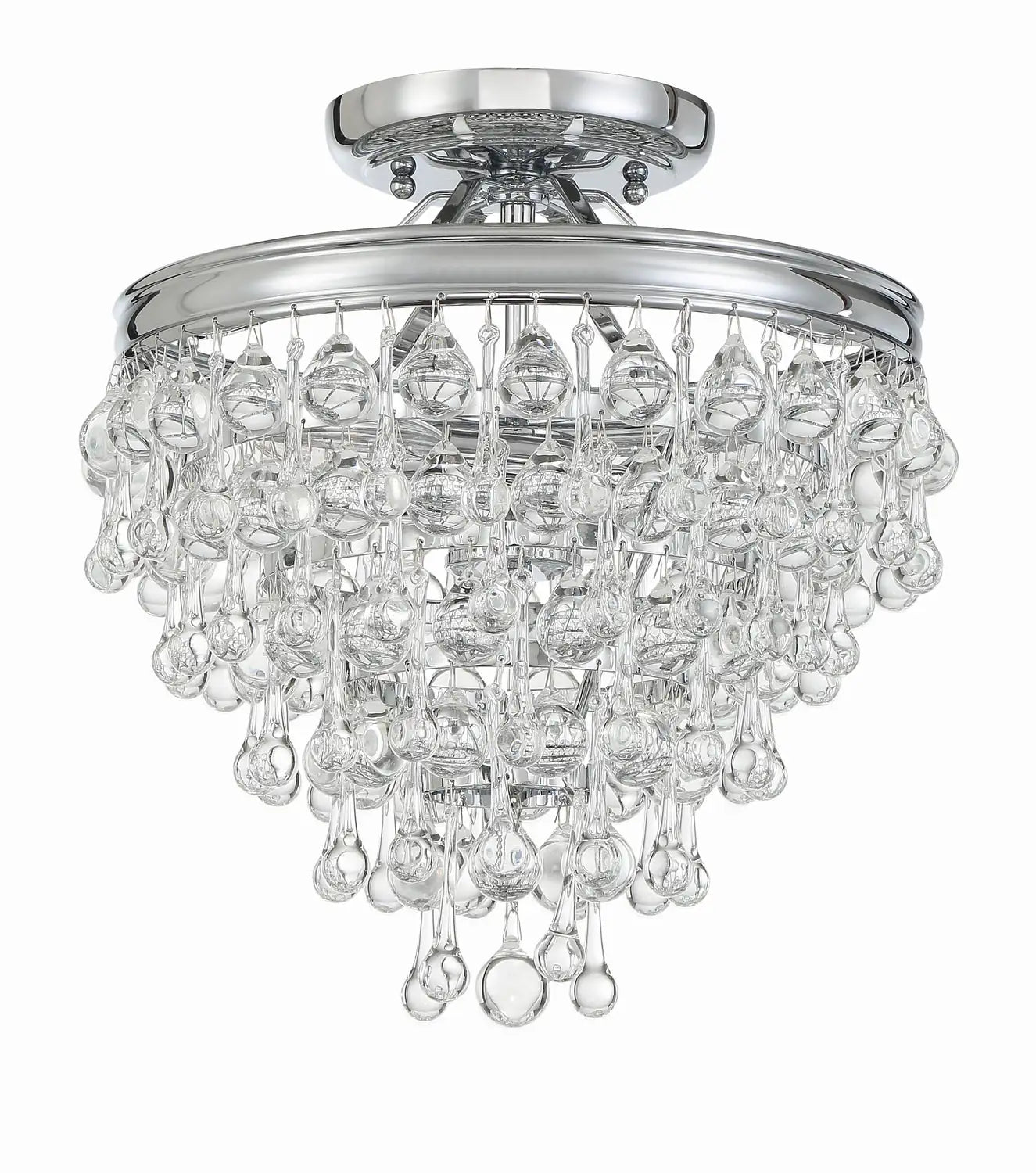 CRYSTORAMA, CALYPSO SEMI FLUSH MOUNT, FLUSH MOUNT CEILING LIGHTS