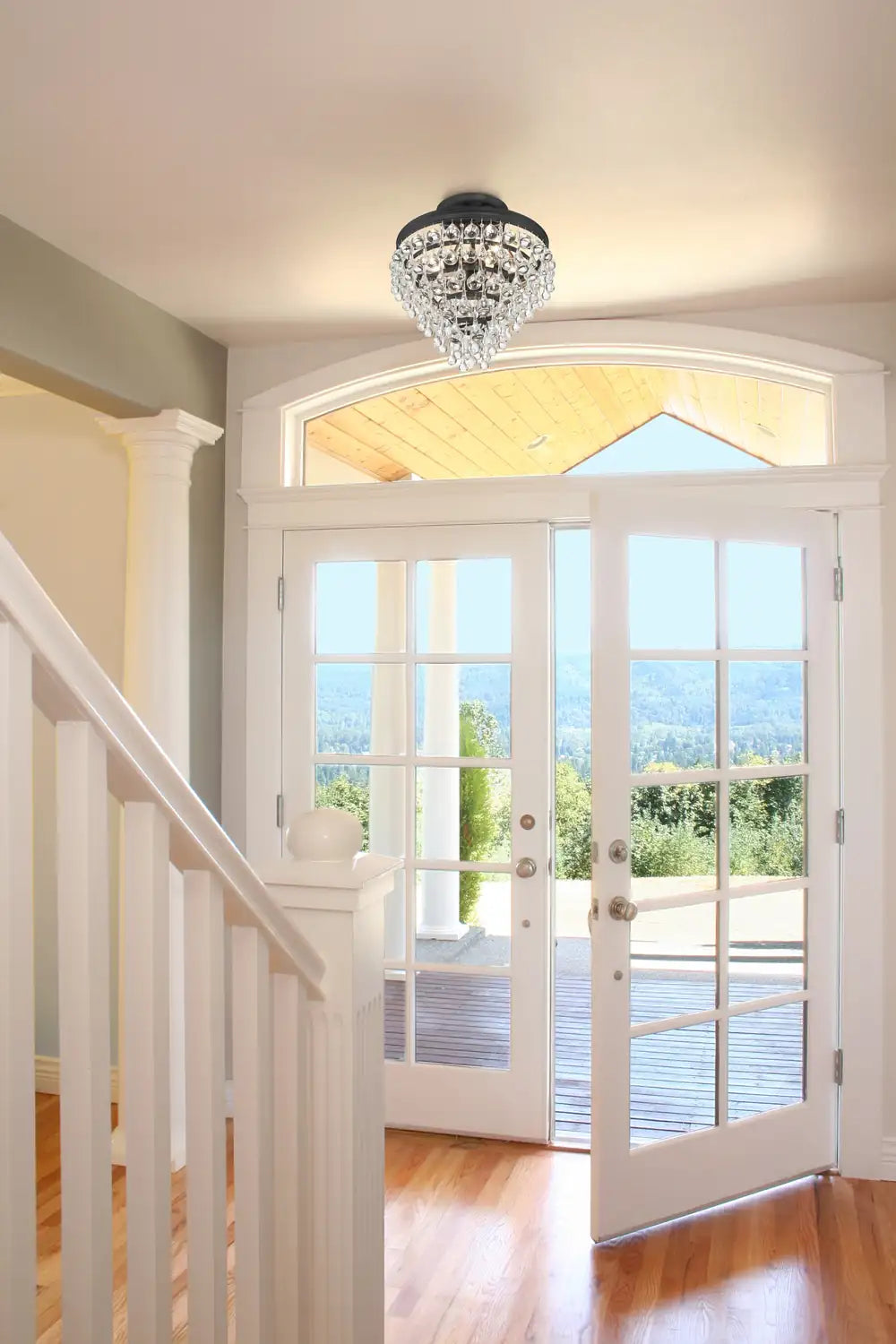 CRYSTORAMA, CALYPSO SEMI FLUSH MOUNT, FLUSH MOUNT CEILING LIGHTS