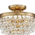 CRYSTORAMA, CALYPSO SEMI FLUSH MOUNT, FLUSH MOUNT CEILING LIGHTS