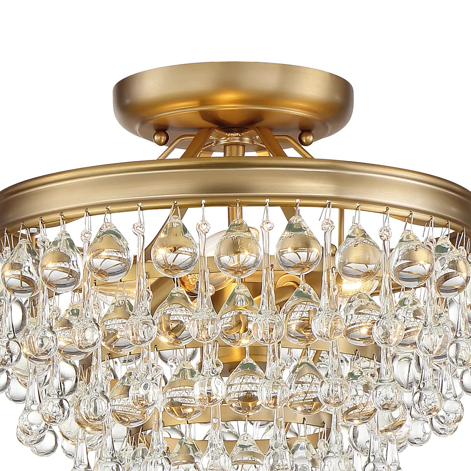 CRYSTORAMA, CALYPSO SEMI FLUSH MOUNT, FLUSH MOUNT CEILING LIGHTS