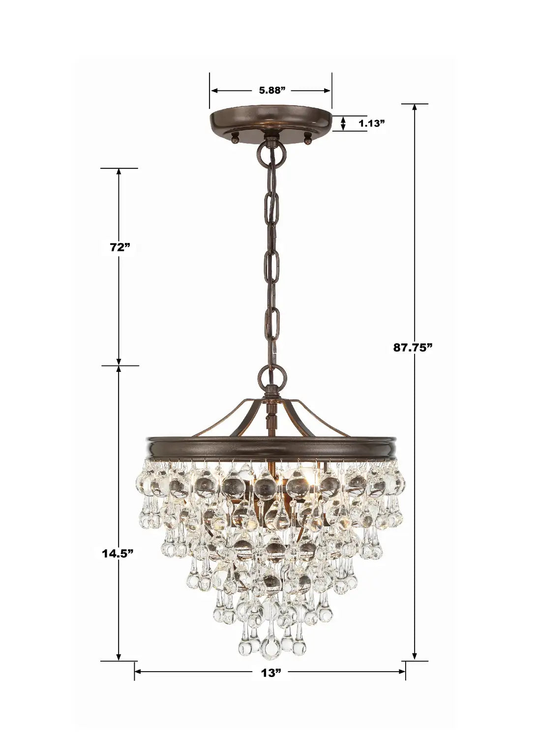 CRYSTORAMA, CALYPSO PENDANT, PENDANT LIGHT