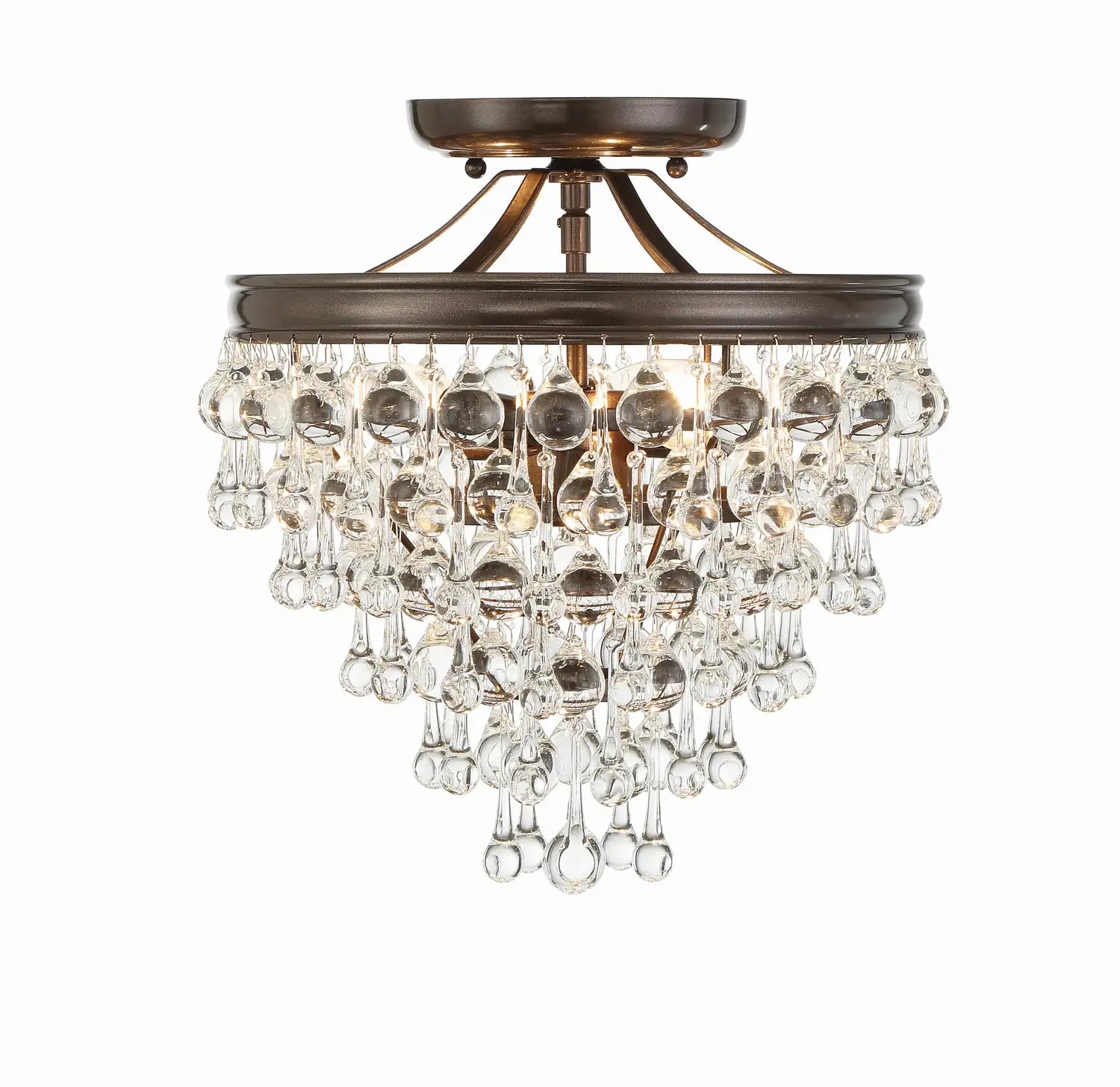 CRYSTORAMA, CALYPSO SEMI FLUSH MOUNT, FLUSH MOUNT CEILING LIGHTS
