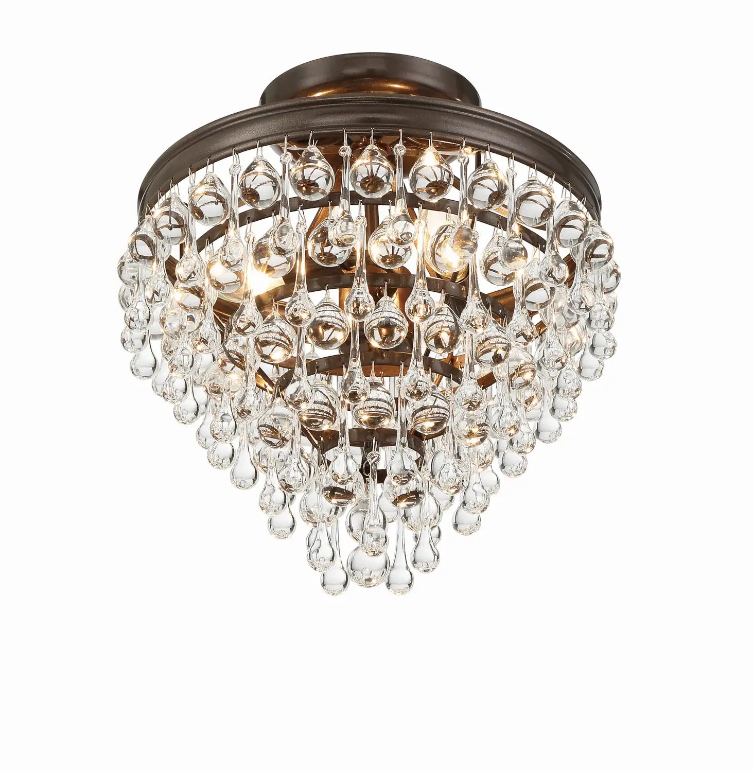 CRYSTORAMA, CALYPSO SEMI FLUSH MOUNT, FLUSH MOUNT CEILING LIGHTS