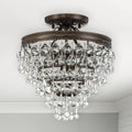 CRYSTORAMA, CALYPSO SEMI FLUSH MOUNT, FLUSH MOUNT CEILING LIGHTS