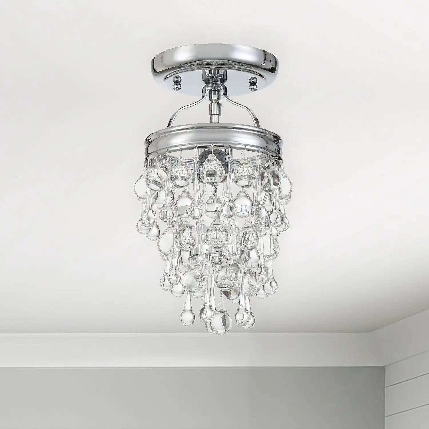 CRYSTORAMA, CALYPSO SEMI FLUSH MOUNT, FLUSH MOUNT CEILING LIGHTS