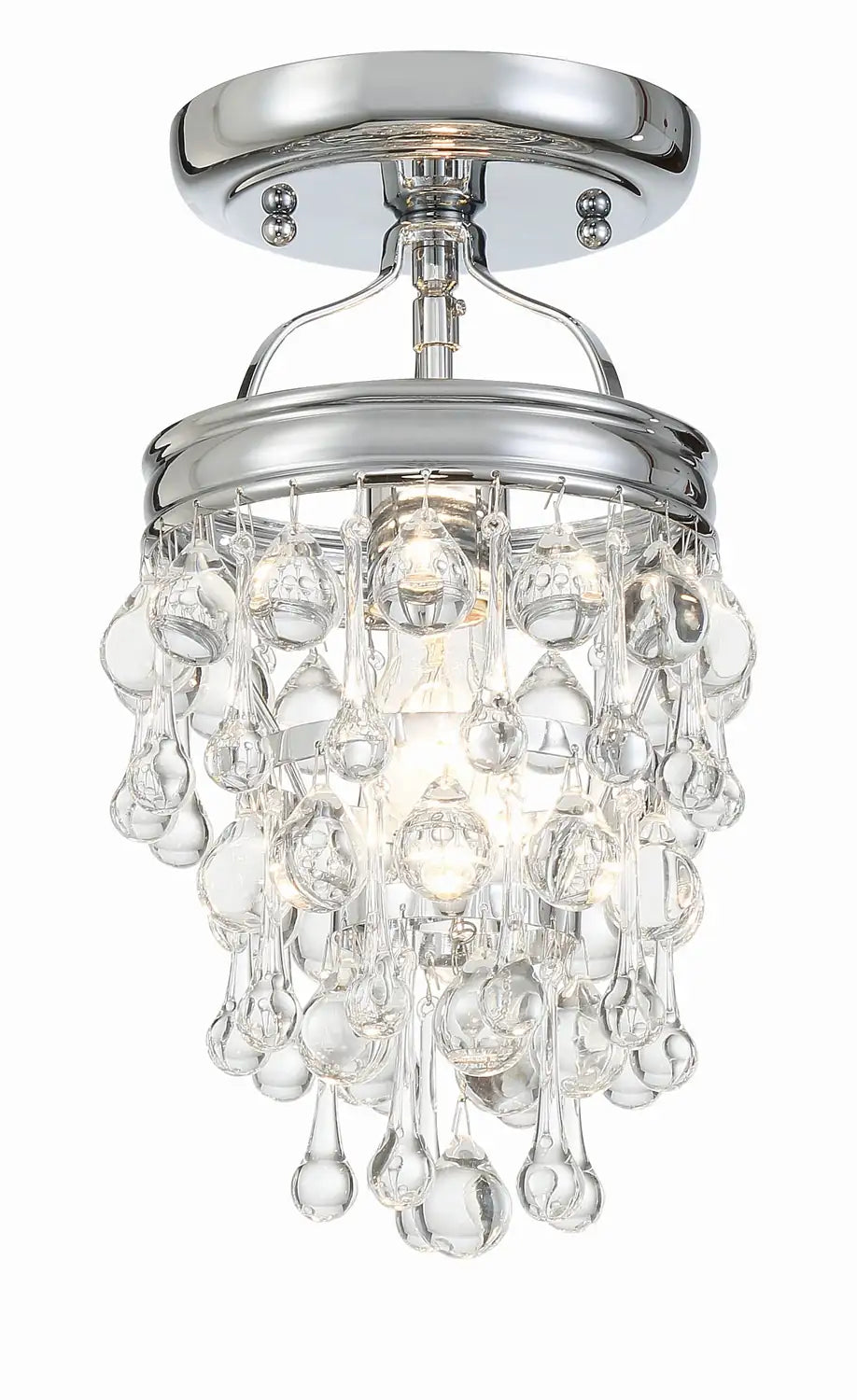 CRYSTORAMA, CALYPSO SEMI FLUSH MOUNT, FLUSH MOUNT CEILING LIGHTS