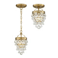 CRYSTORAMA, CALYPSO SEMI FLUSH MOUNT, FLUSH MOUNT CEILING LIGHTS