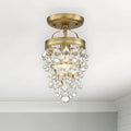 CRYSTORAMA, CALYPSO SEMI FLUSH MOUNT, FLUSH MOUNT CEILING LIGHTS