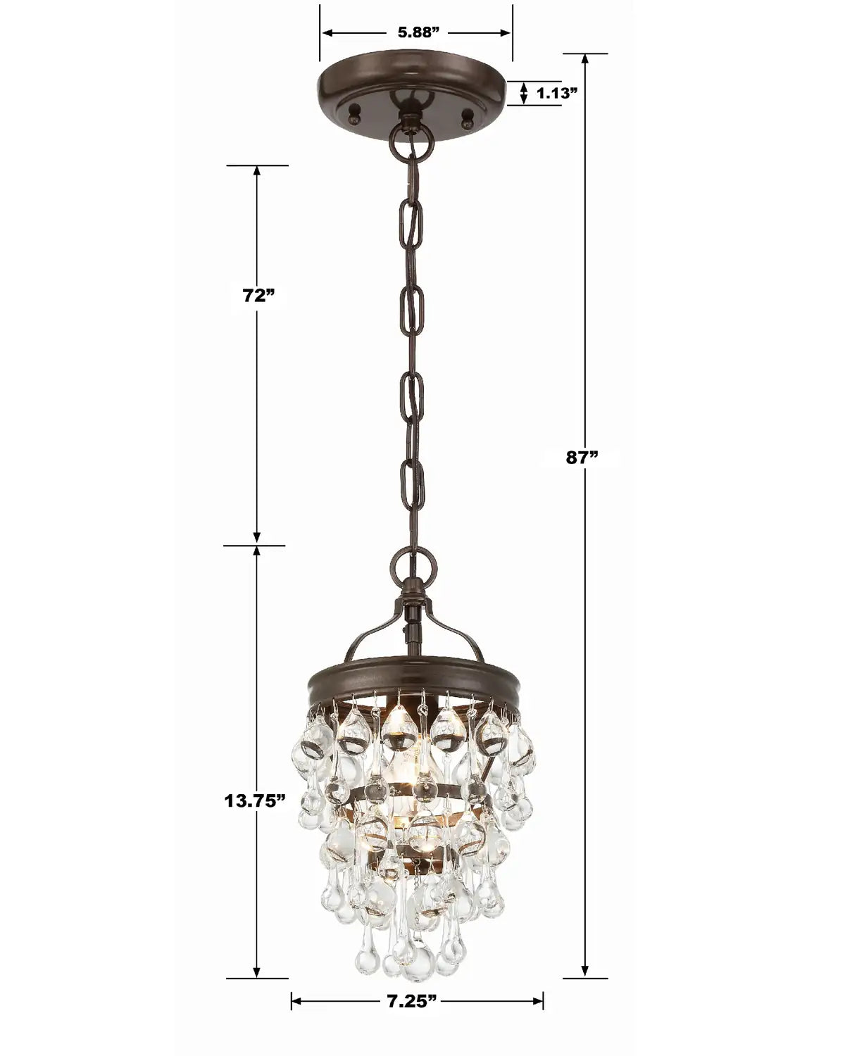 CRYSTORAMA, CALYPSO PENDANT, PENDANT LIGHT