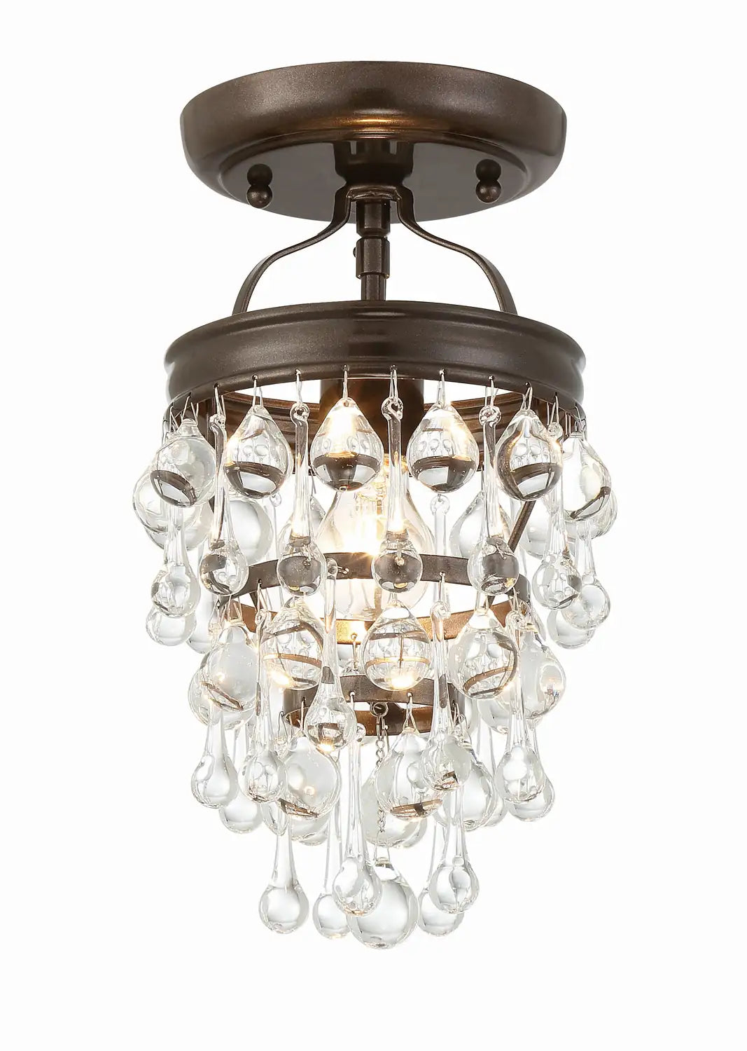 CRYSTORAMA, CALYPSO SEMI FLUSH MOUNT, FLUSH MOUNT CEILING LIGHTS