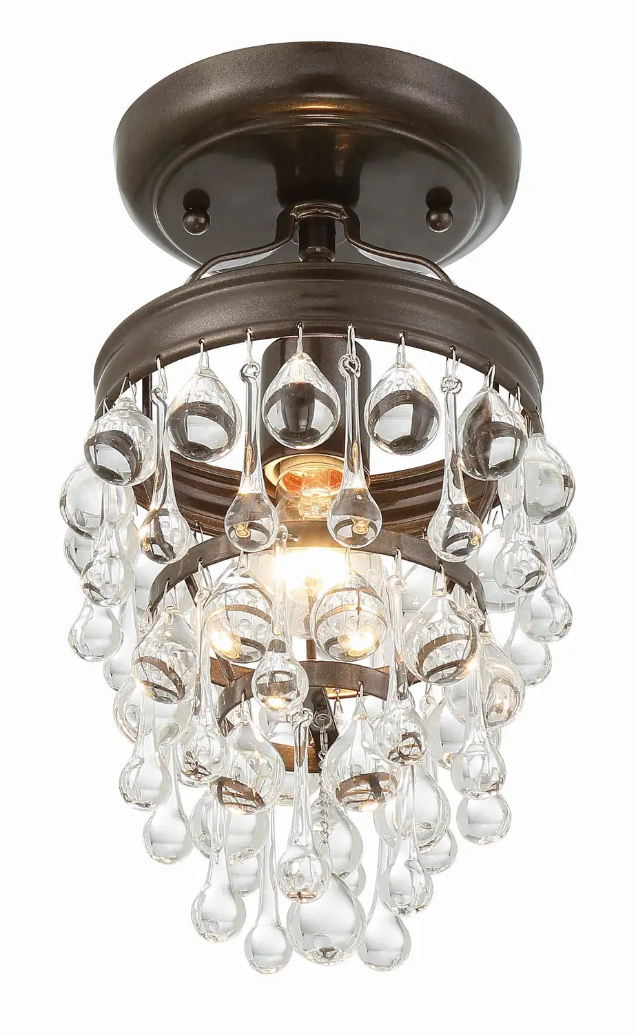 CRYSTORAMA, CALYPSO SEMI FLUSH MOUNT, FLUSH MOUNT CEILING LIGHTS