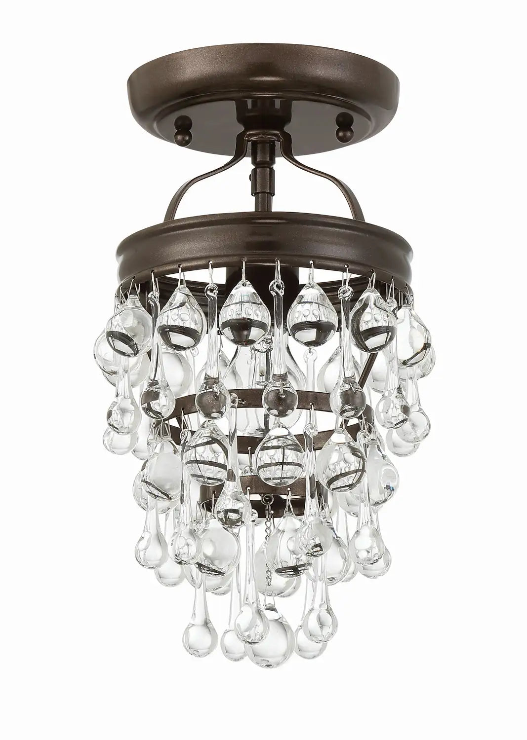 CRYSTORAMA, CALYPSO SEMI FLUSH MOUNT, FLUSH MOUNT CEILING LIGHTS