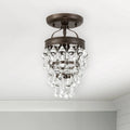 CRYSTORAMA, CALYPSO SEMI FLUSH MOUNT, FLUSH MOUNT CEILING LIGHTS
