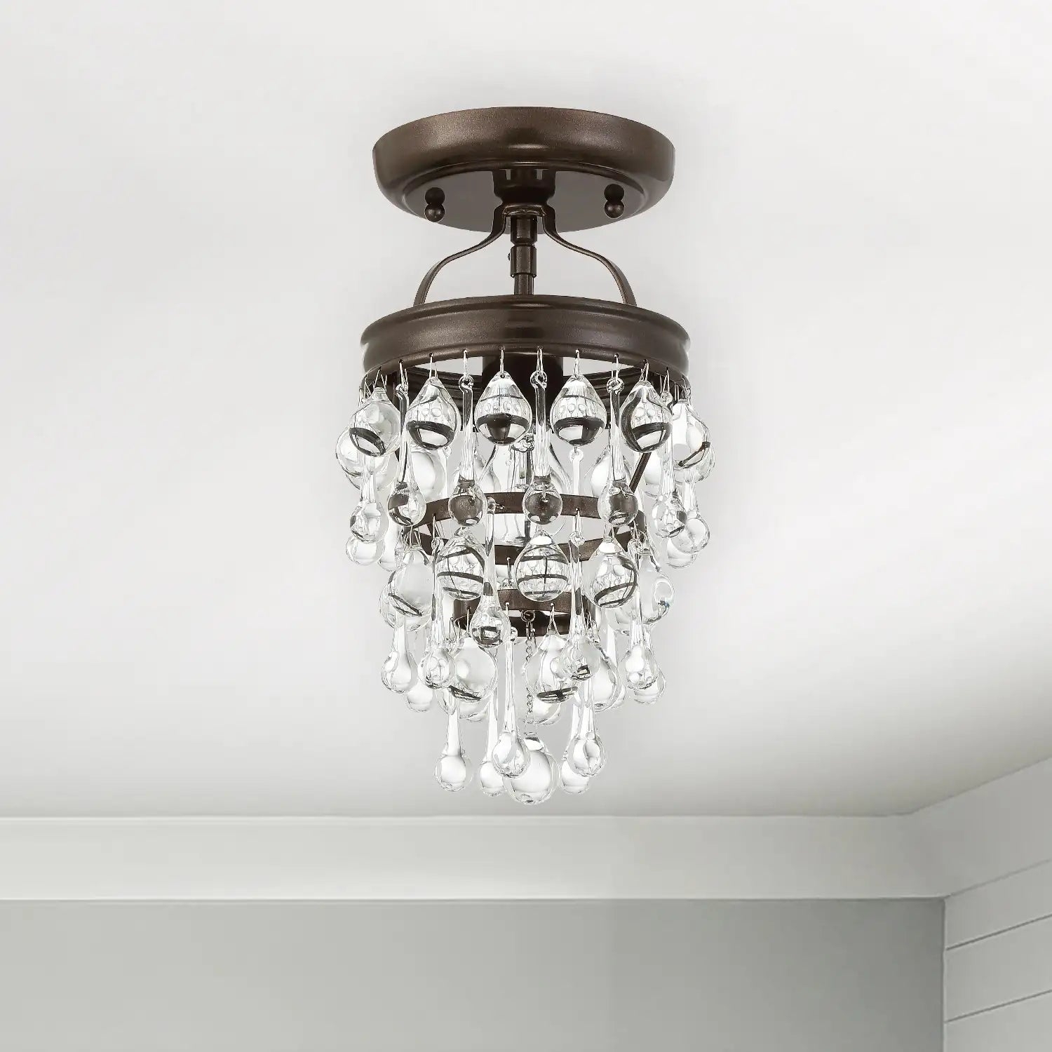 CRYSTORAMA, CALYPSO SEMI FLUSH MOUNT, FLUSH MOUNT CEILING LIGHTS