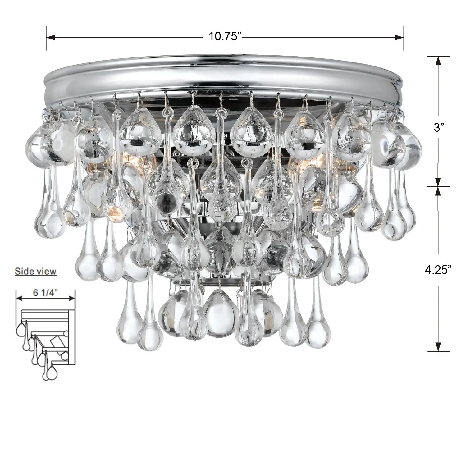 CRYSTORAMA, CALYPSO SCONCE, WALL SCONCES
