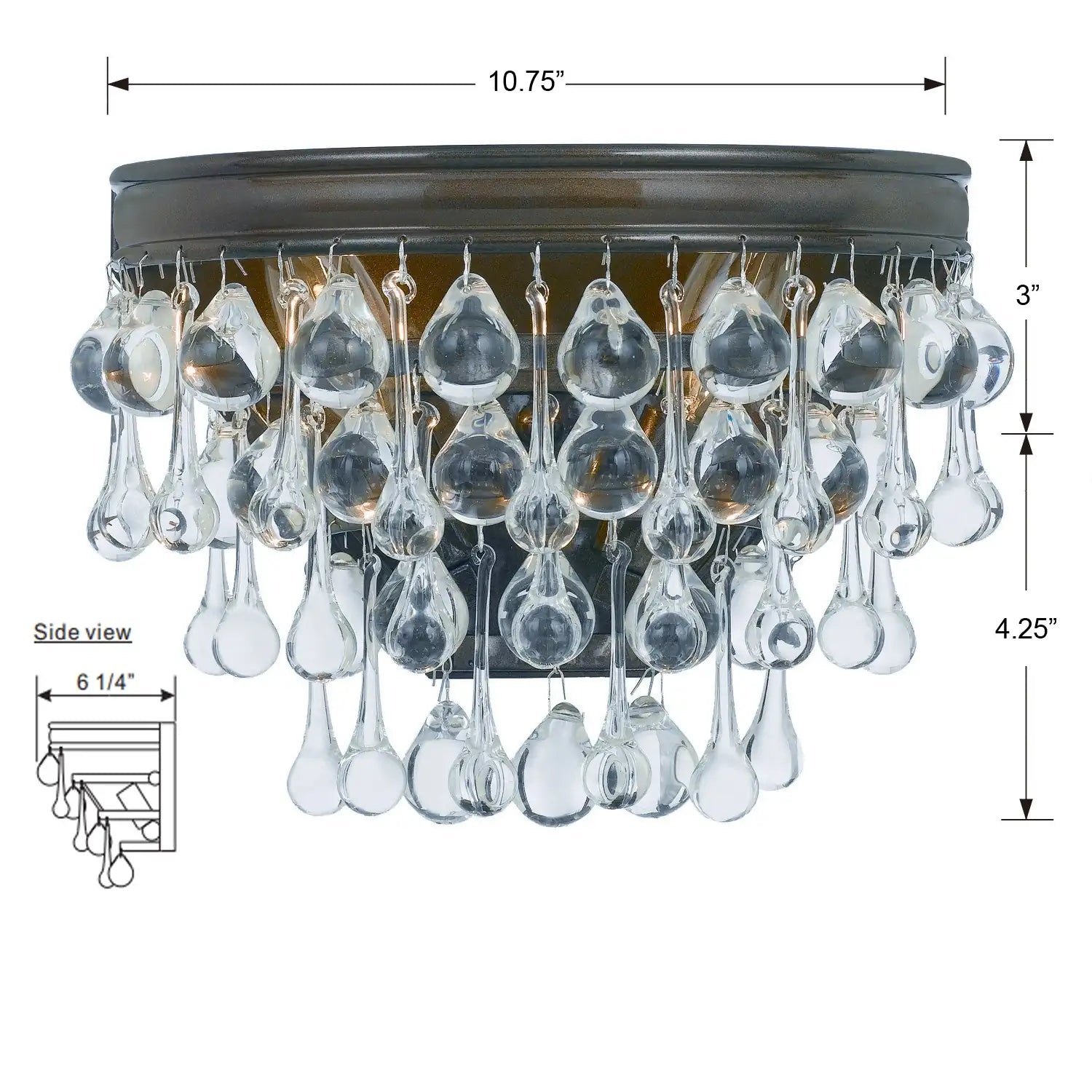 CRYSTORAMA, CALYPSO SCONCE, WALL SCONCES
