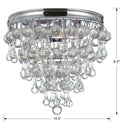 CRYSTORAMA, CALYPSO FLUSH MOUNT, FLUSH MOUNT CEILING LIGHTS