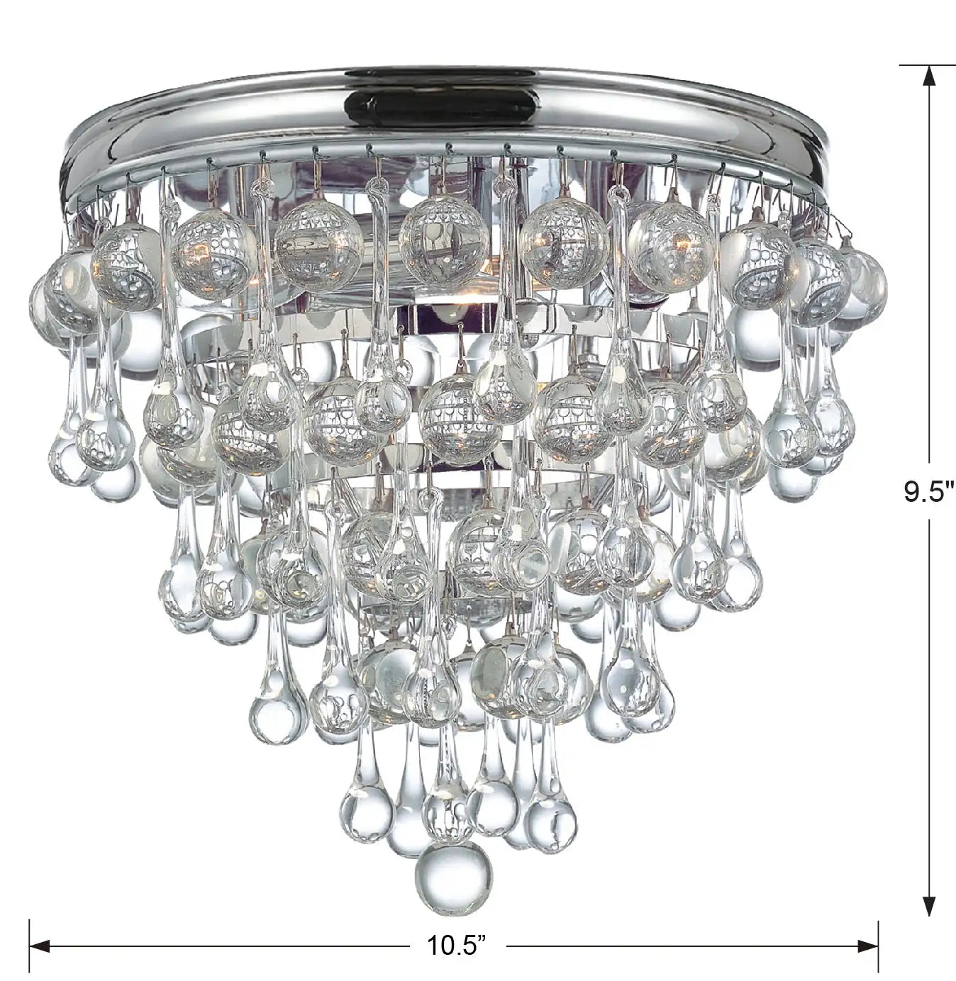CRYSTORAMA, CALYPSO FLUSH MOUNT, FLUSH MOUNT CEILING LIGHTS