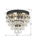 CRYSTORAMA, CALYPSO FLUSH MOUNT, FLUSH MOUNT CEILING LIGHTS