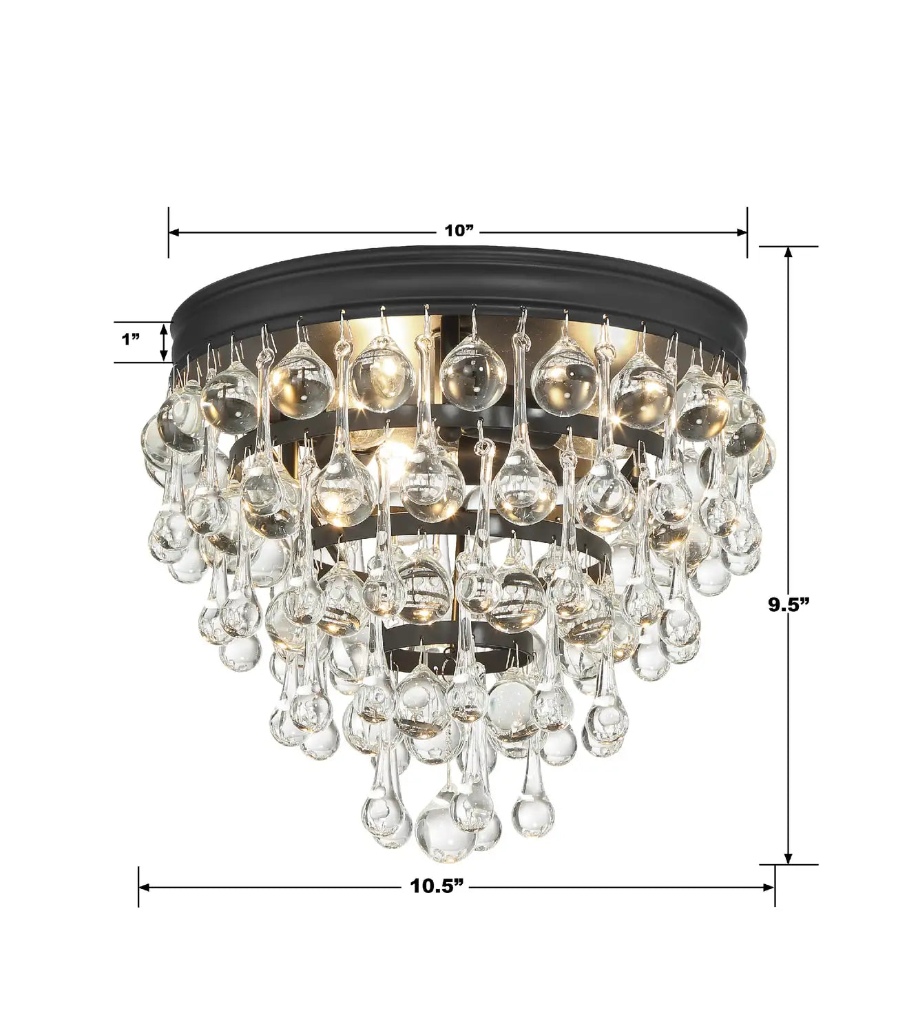 CRYSTORAMA, CALYPSO FLUSH MOUNT, FLUSH MOUNT CEILING LIGHTS