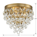 CRYSTORAMA, CALYPSO FLUSH MOUNT, FLUSH MOUNT CEILING LIGHTS