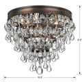 CRYSTORAMA, CALYPSO FLUSH MOUNT, FLUSH MOUNT CEILING LIGHTS