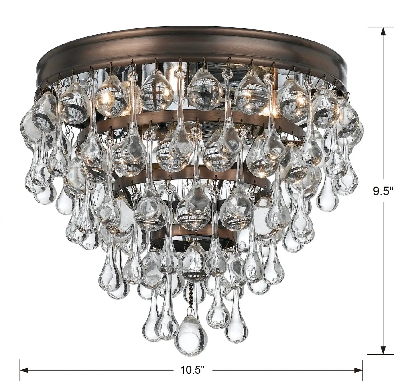 CRYSTORAMA, CALYPSO FLUSH MOUNT, FLUSH MOUNT CEILING LIGHTS
