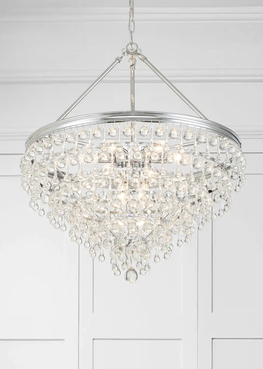 CRYSTORAMA, CALYPSO CHANDELIER, CHANDELIER LIGHT
