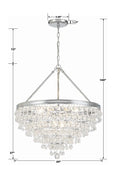 CRYSTORAMA, CALYPSO CHANDELIER, CHANDELIER LIGHT