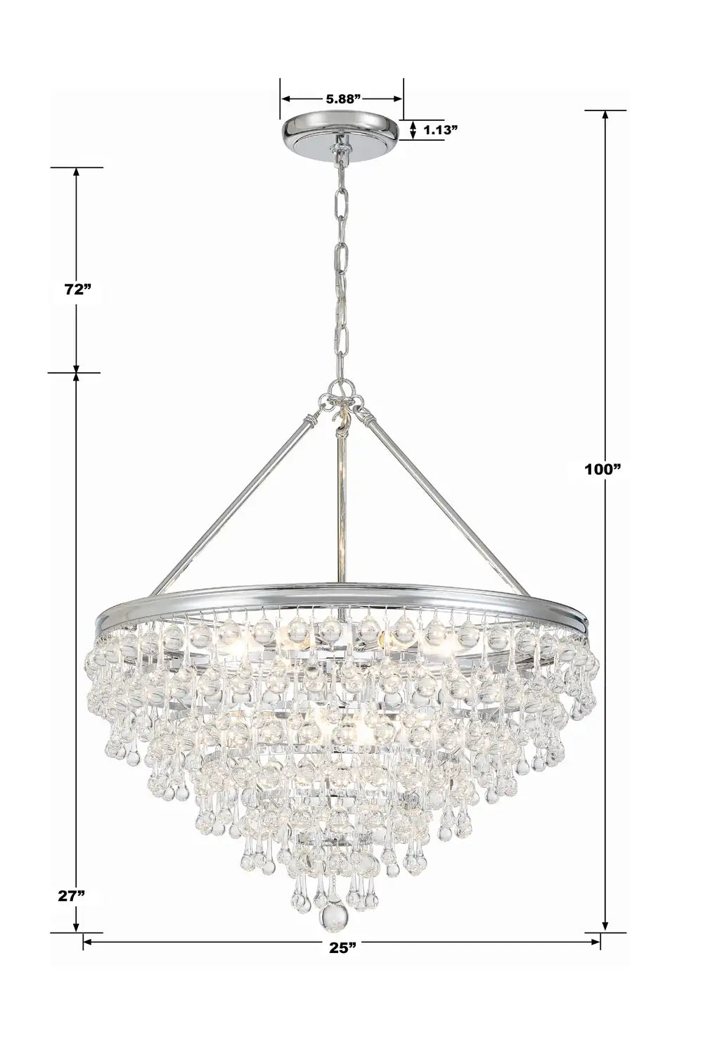 CRYSTORAMA, CALYPSO CHANDELIER, CHANDELIER LIGHT