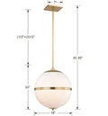 CRYSTORAMA, BRIAN PATRICK FLYNN TRUAX PENDANT, PENDANT LIGHT