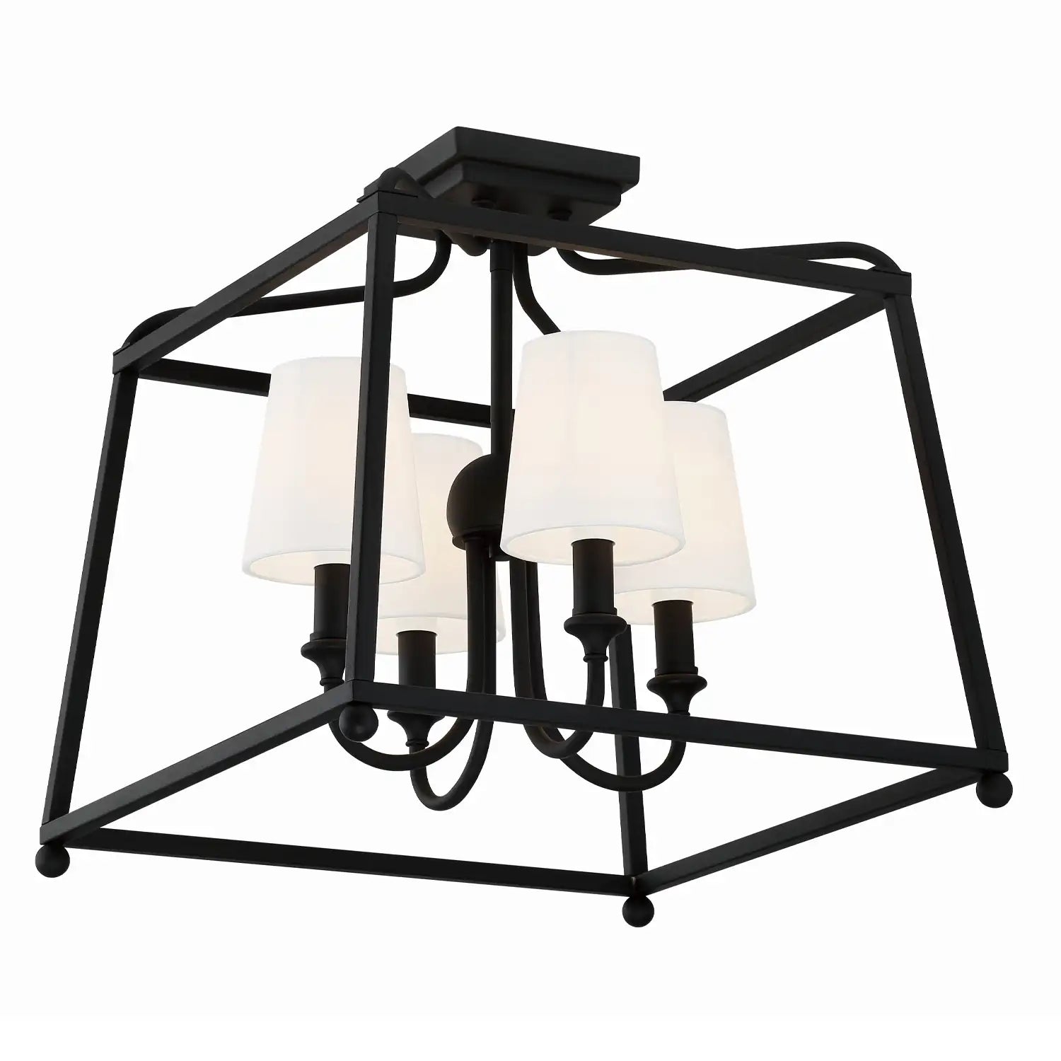 CRYSTORAMA, LIBBY LANGDON SYLVAN SEMI FLUSH MOUNT, FLUSH MOUNT CEILING LIGHTS