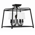 CRYSTORAMA, LIBBY LANGDON SYLVAN SEMI FLUSH MOUNT, FLUSH MOUNT CEILING LIGHTS
