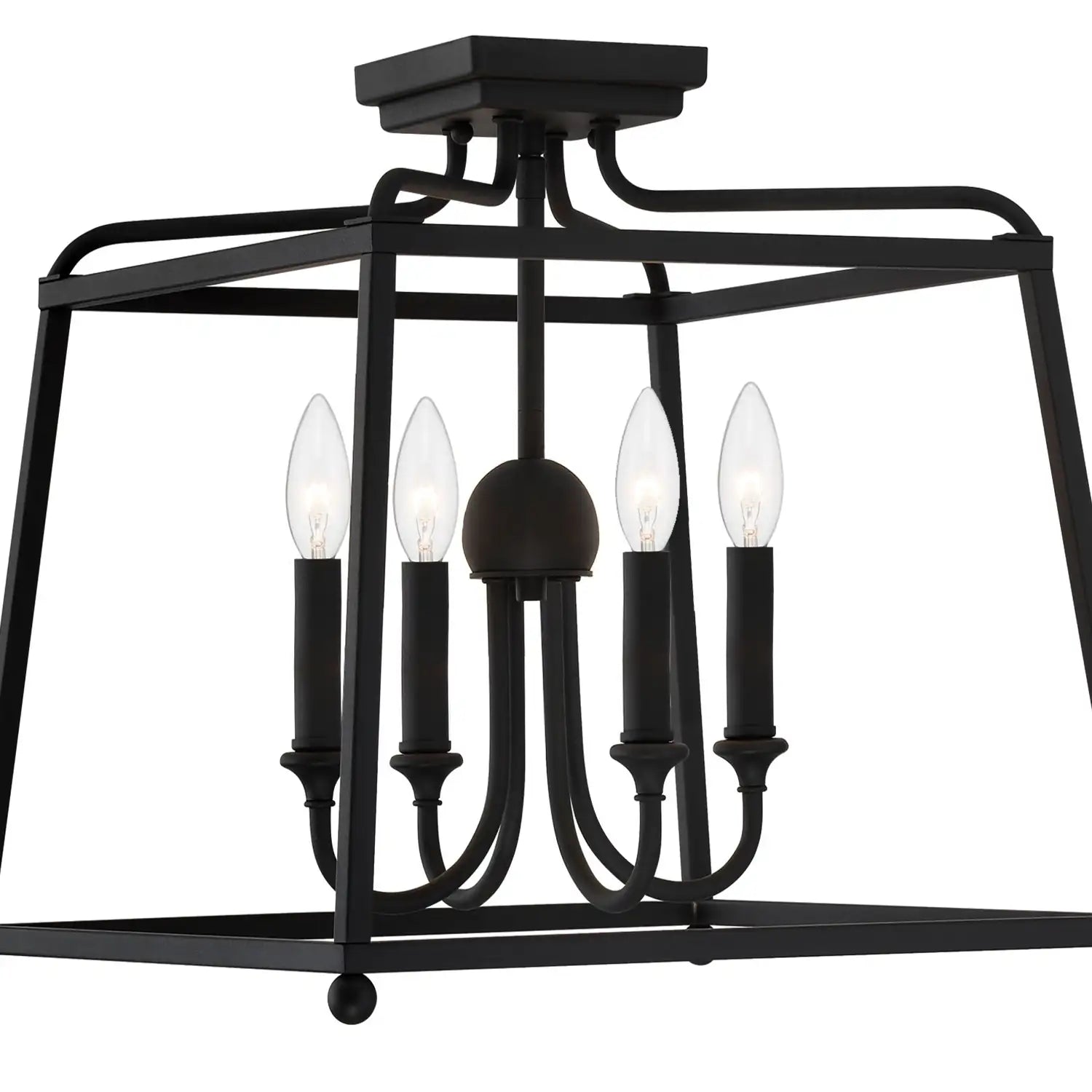 CRYSTORAMA, LIBBY LANGDON SYLVAN SEMI FLUSH MOUNT, FLUSH MOUNT CEILING LIGHTS