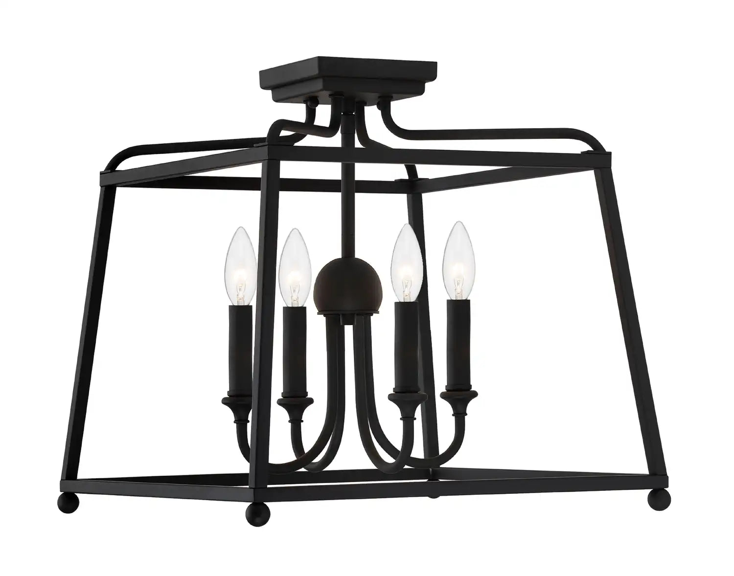 CRYSTORAMA, LIBBY LANGDON SYLVAN SEMI FLUSH MOUNT, FLUSH MOUNT CEILING LIGHTS
