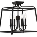 CRYSTORAMA, LIBBY LANGDON SYLVAN SEMI FLUSH MOUNT, FLUSH MOUNT CEILING LIGHTS