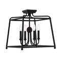 CRYSTORAMA, LIBBY LANGDON SYLVAN SEMI FLUSH MOUNT, FLUSH MOUNT CEILING LIGHTS
